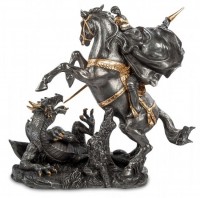 Статуэтка "Георгий Победоносец поражающий Змея"