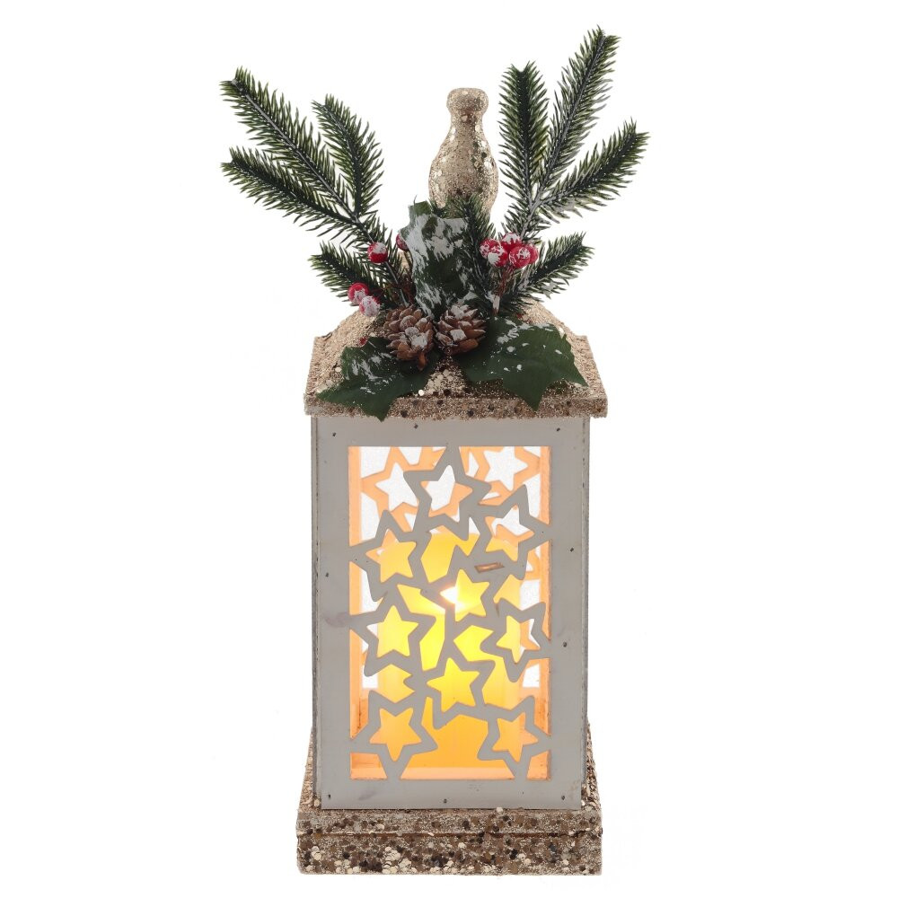 Светящаяся композиция "Новогодняя" (3хААА, не прилаг.), L18 W15 H41 см