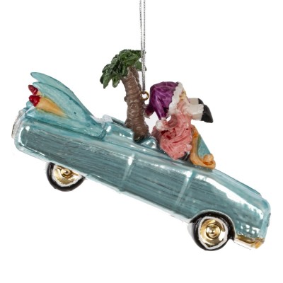 Украшение новогоднее "Машинка", L13 W6 H7 см