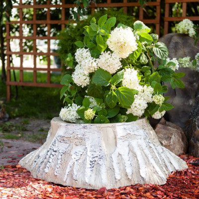 Садовое кашпо "Винтажный пень"        