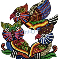 Декоративное панно "Совушки"