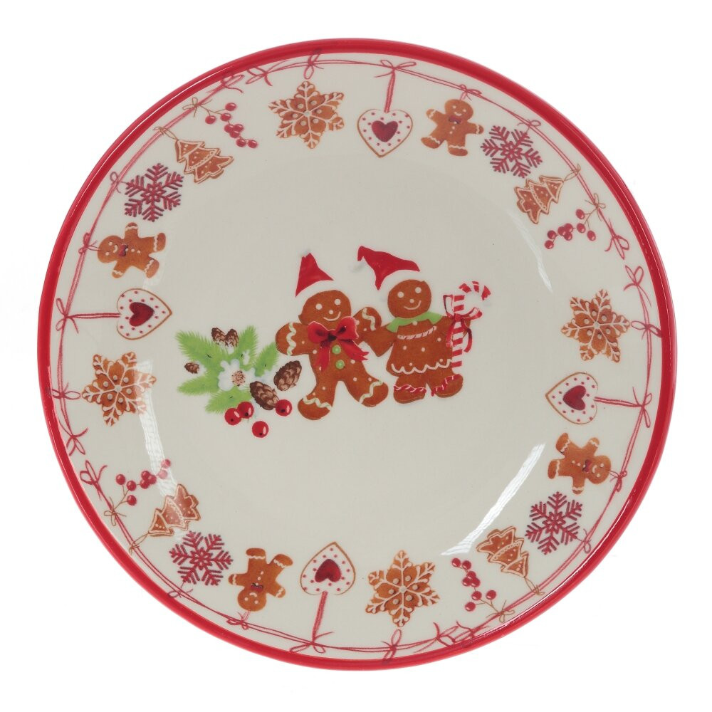 Чашка с блюдцем "Пряничное настроение", 400 мл, L16 W16 H8,5 см