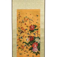 Настенное панно "Пионовое поле"               