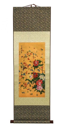 Настенное панно "Пионовое поле"               