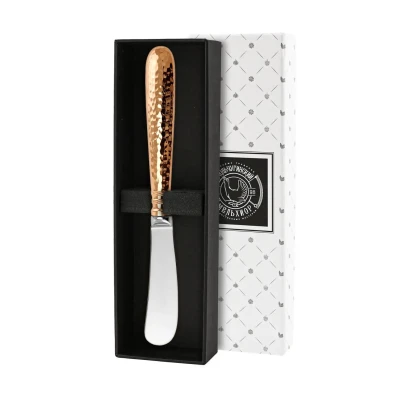 Нож для масла медный кованый