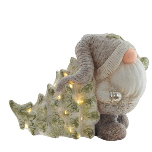 Фигурка декоративная "Гном" (подсветка, 3хААА, не прилаг.), L40 W19 H30 см, 2в.