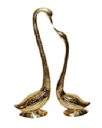 набор пара латунь резная CHUNIYA JALI полированная h-36 см