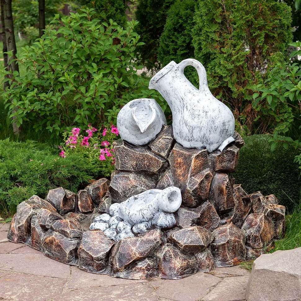 Декоративный фонтан для дома и дачи - свежее решение для украшения садового участка