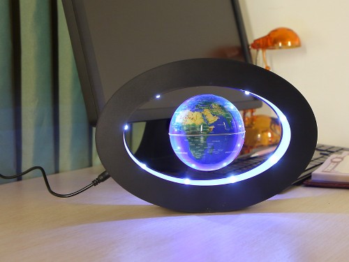 Глобус левитирующий (парящий) на подставке