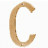 Латунная буква "С"