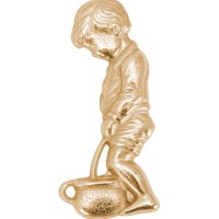 Табличка латунная "Мальчик"