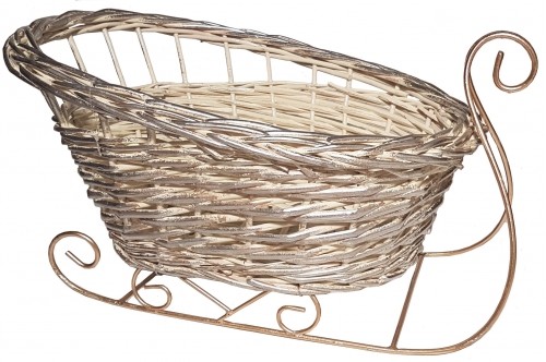 Корзина плетеная "Саночки"       