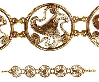 Triskele bracelet cheap