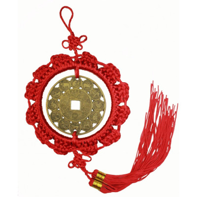 Подвеска декоративная "Денежная удача" 10 шт.