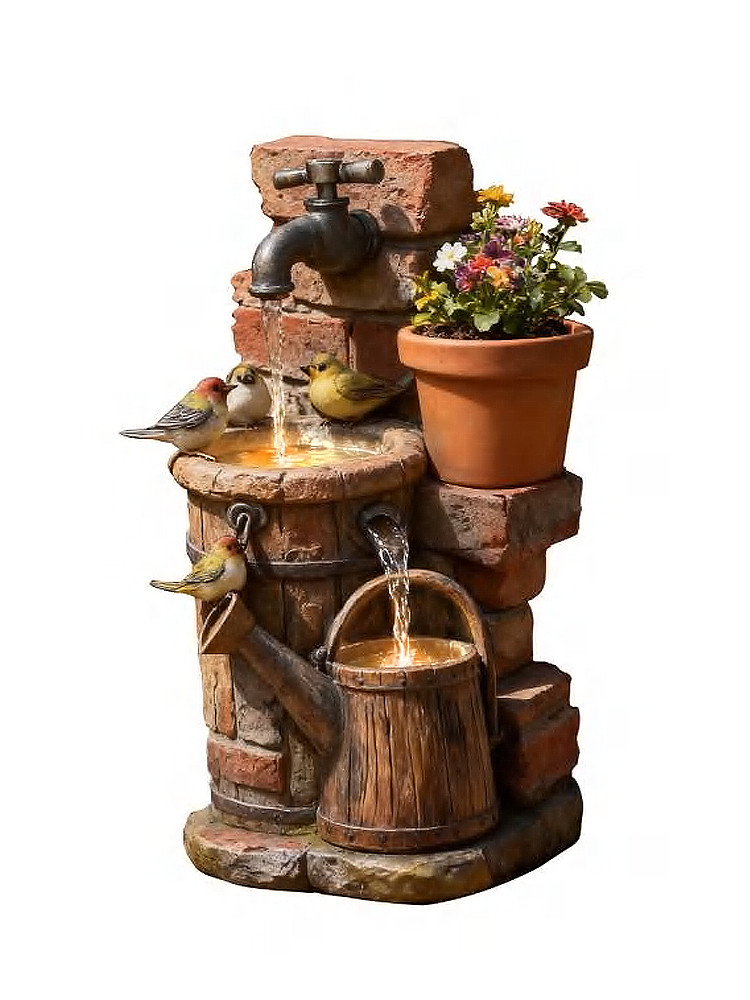 Фонтан декоративный ВодоПой с подсветкой