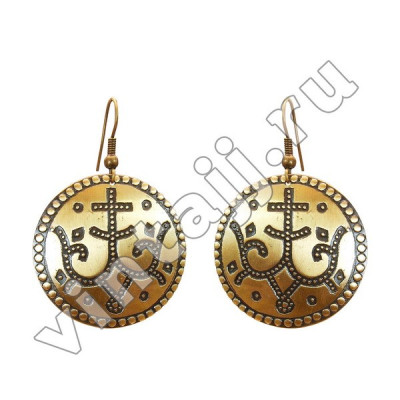 Серьги "Животворящий Крест"