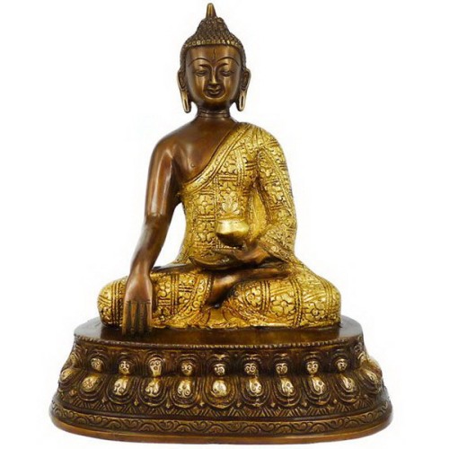 Декоративная фигурка из бронзы "Будда"