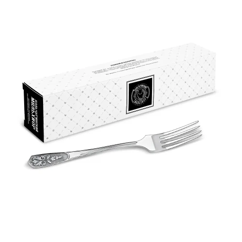 Вилка столовая "Визирь" посеребренная с чернью Вилка столовая "Визирь" посеребренная с чернью