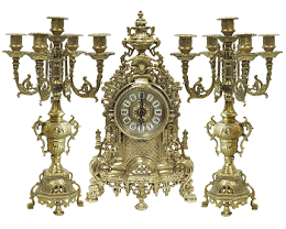 Каминные часы с канделябрами "Премиум" Каминные часы с канделябрами "Премиум"