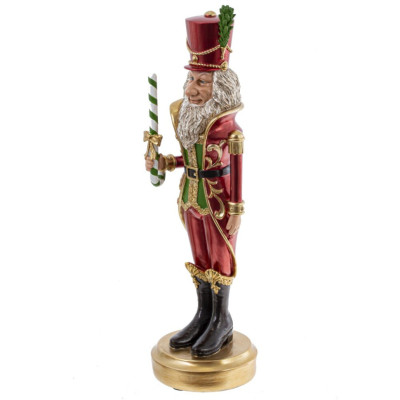 Фигурка декоративная "Солдатик-эльф", L8,5 W8,5 H31,5 см