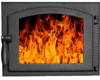 Герметичная топочная дверка со стеклом "Филл"              