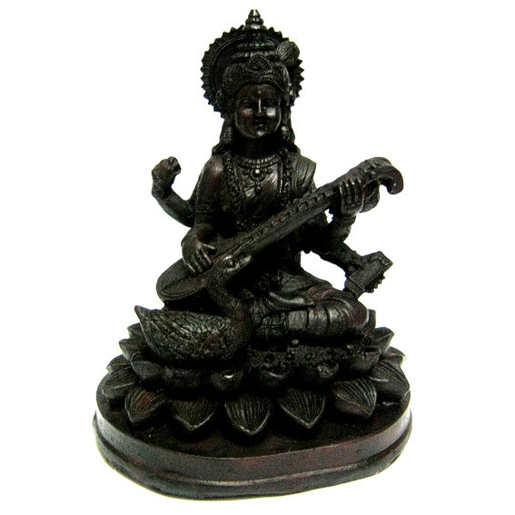 Сарасвати статуэтка 15 см пластик