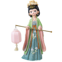 Статуэтка гейши "Гейша с фонариком"     