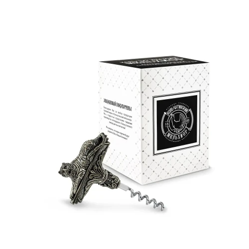 Штопор "Тигр" мельхиоровый с чернением Штопор "Тигр" мельхиоровый с чернением