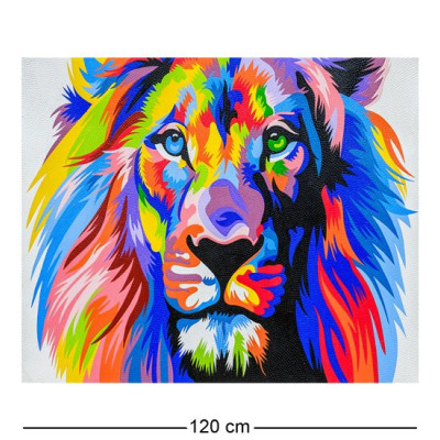 ART-504 Картина "Радужный лев"