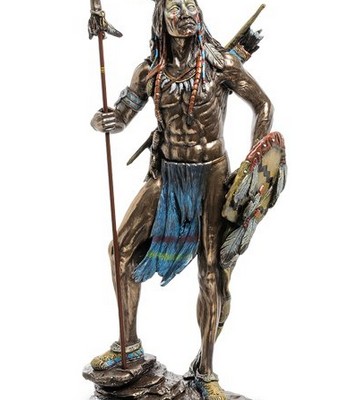 Статуэтка "Индеец с копьём"