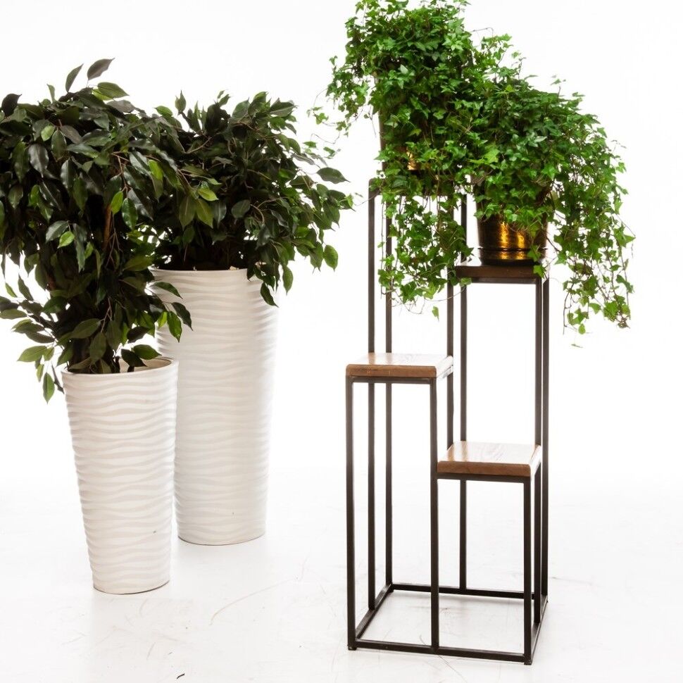 Подставка под цветы "Эмилия", светлая сосна Подставка под цветы "Эмилия", светлая сосна