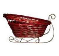 Корзина плетеная "Зимняя сказка"        