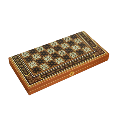 Подарочный набор игр шахматы, нарды, шашки с доской  Восточная мозаика