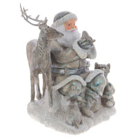 Фигурка декоративная "Санта Клаус", L17 W13,5 H18,5 см