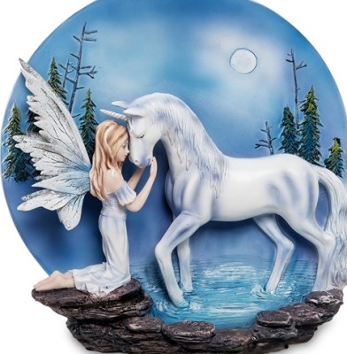 Статуэтка "Волшебная фея с единорожкой"        