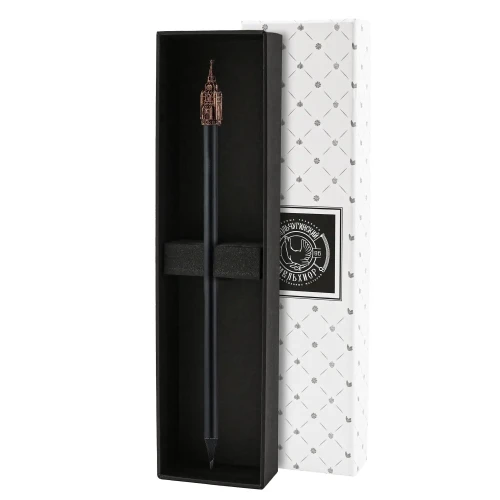 Карандаш "Спасская башня" медный с чернением + футляр