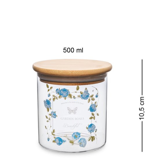 GS- 11/1 Банка для сыпучих "Розовый сад" 500мл