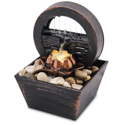 FNT-16 Настольный фонтан "Золотой лотос"