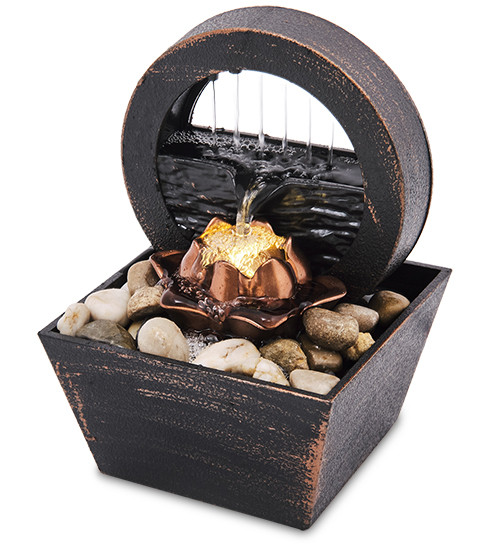 FNT-16 Настольный фонтан "Золотой лотос"