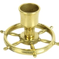 Подсвечник "Золотой штурвал"   