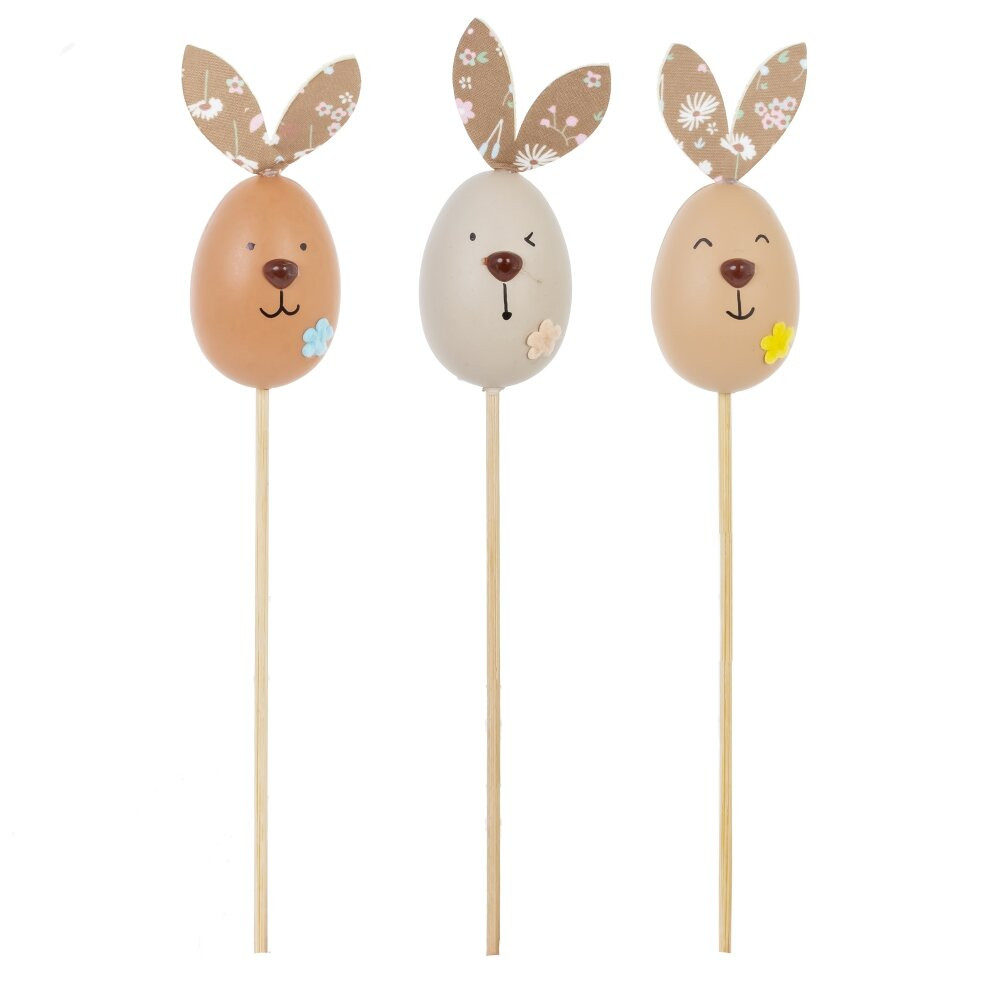 Изделие декоративное (вставка) "Яйцо" (блок 12 шт) (4*8,5), L4 W4 H23 см, 3в.