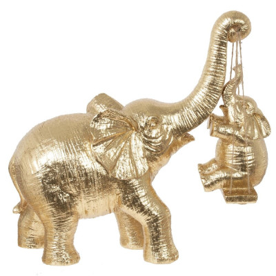 Фигурка декоративная "Слоны", L23 W9,5 H21,5 см Фигурка декоративная "Слоны", L23 W9,5 H21,5 см