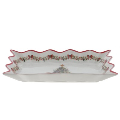 Блюдо "Новогодняя ёлка", L25 W17 H3 см