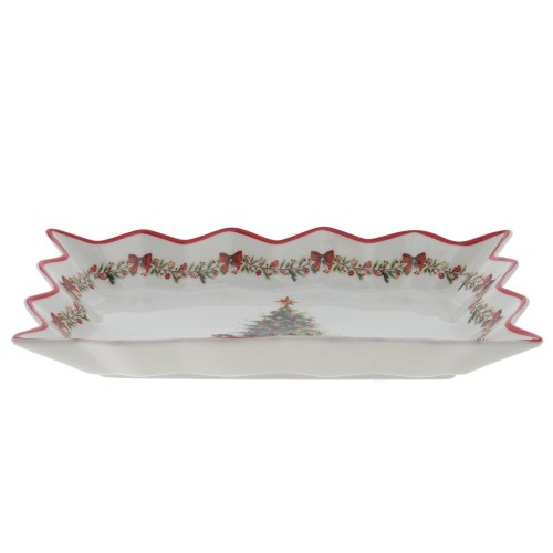 Блюдо "Новогодняя ёлка", L25 W17 H3 см Блюдо "Новогодняя ёлка", L25 W17 H3 см