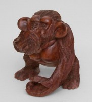 Декоративная статуэтка "Молчаливая обезьяна"          