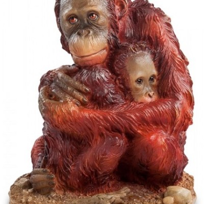 Статуэтка "Орангутанг с детенышем" Статуэтка "Орангутанг с детенышем"