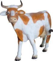 Объемная садовая фигурка "Коровка"     