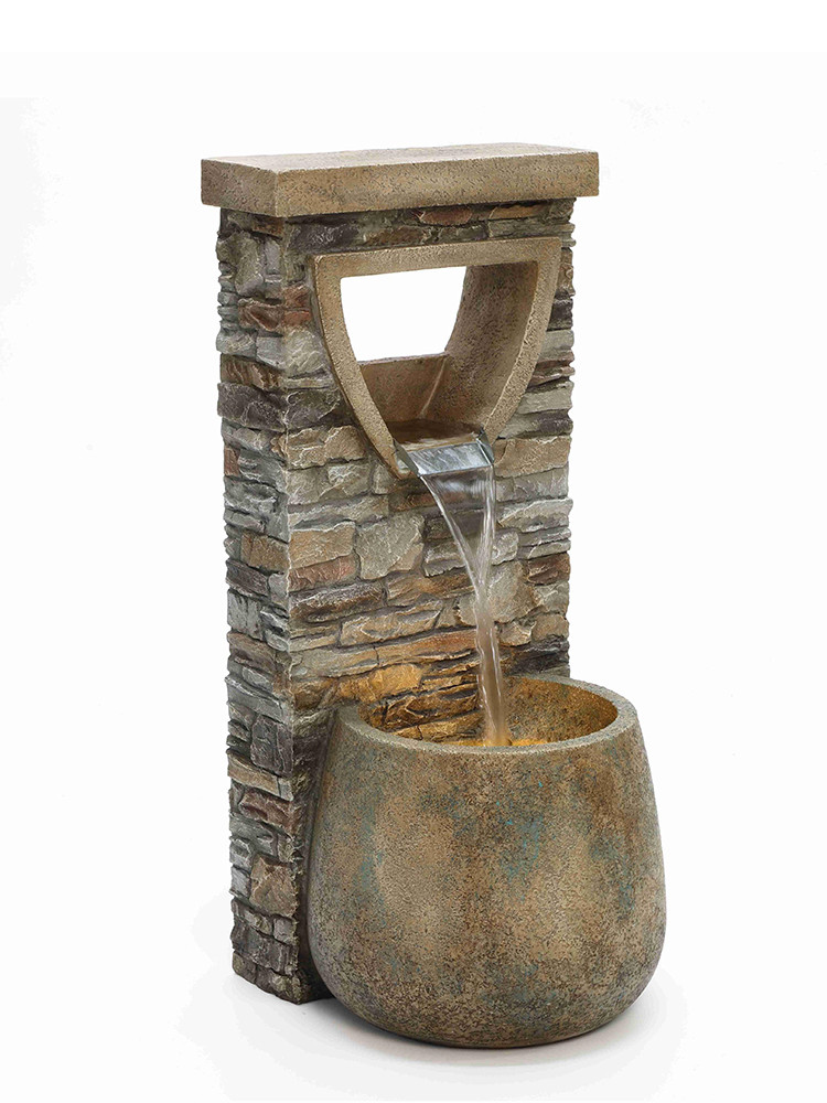 Фонтан декоративный Акведук с подсветкой