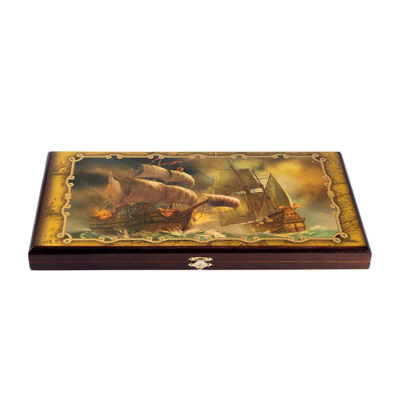 Игра настольная шашки и нарды  Баталия