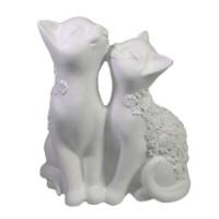 Декоративная фигурка "Кот с кошкой"              